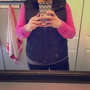 Black gap winter vest